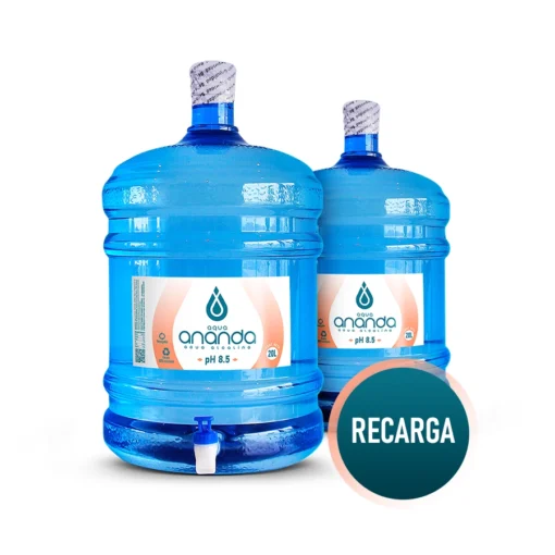 <h2><strong>2 RECARGAS BIDÓN </strong></h2><h3><strong>Agua Alcalina pH 8.5</strong></h3>