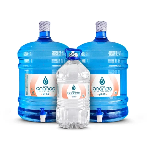 <h2><strong> 2 BIDÓN 20L + 1 BIDON 7L GRATIS </strong></h2><h3><strong>Agua Alcalina pH 8.5</strong></h3>